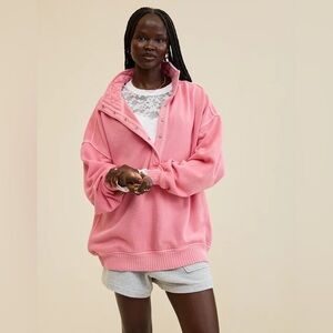NWT Aerie Oh Snap! Sweatshirt Medium Pink